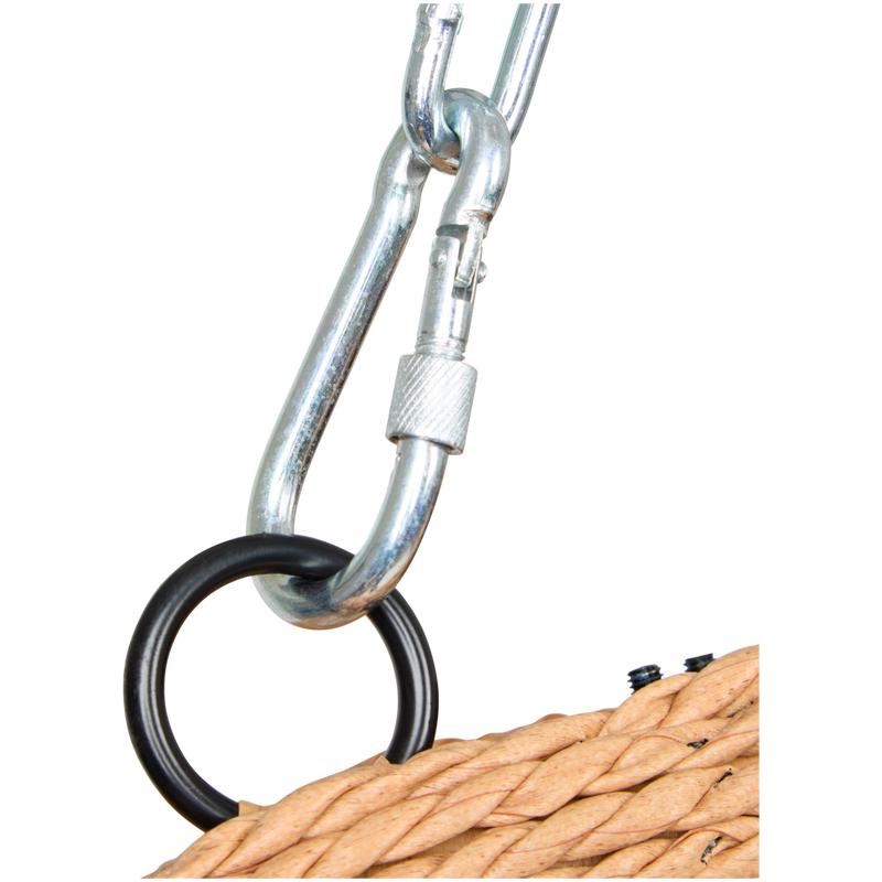 Hangstoel met standaard - bruin - 8