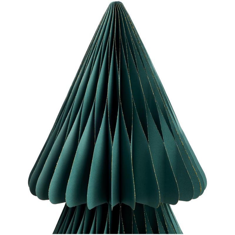 Papieren kerstboom XL - groen - 5