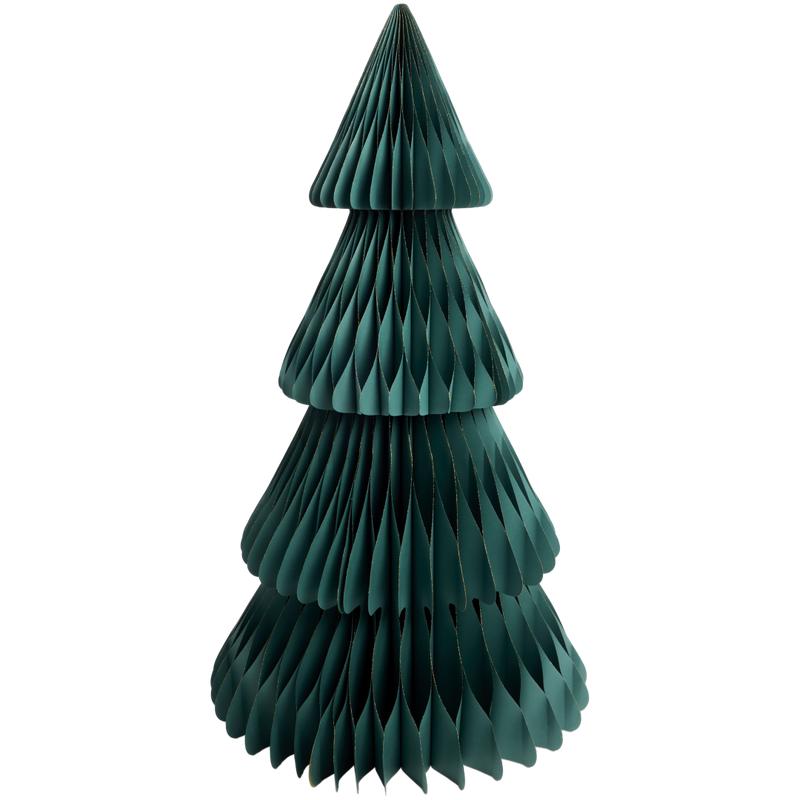 Papieren kerstboom XL - groen - 2
