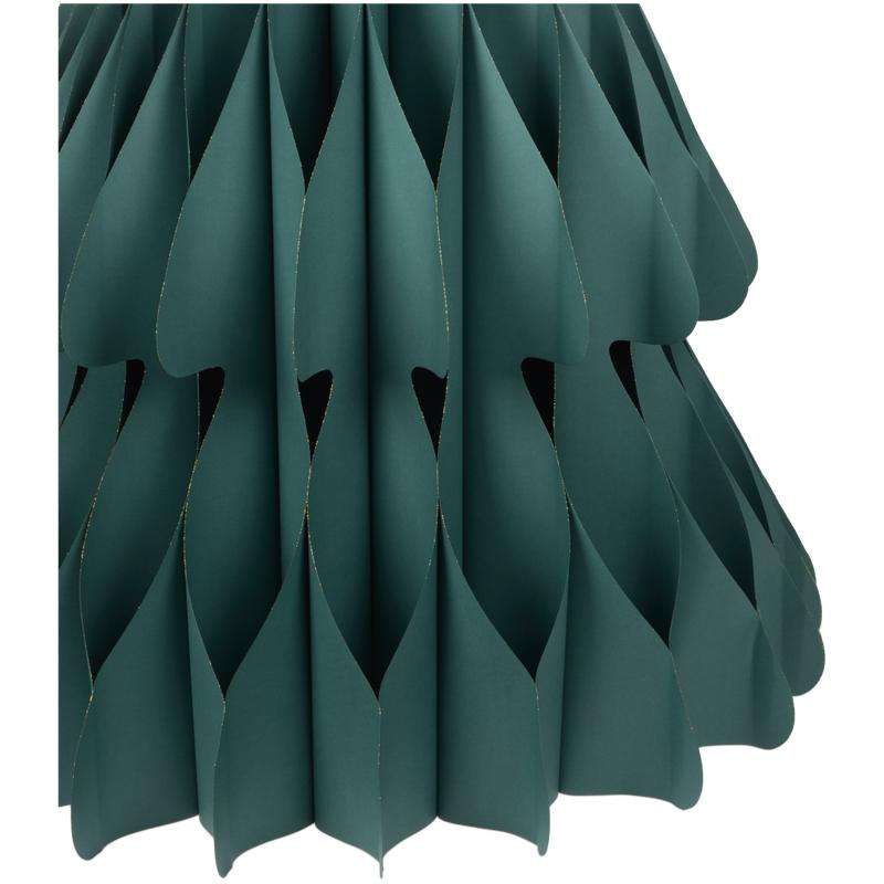 Papieren kerstboom XL - groen - 7