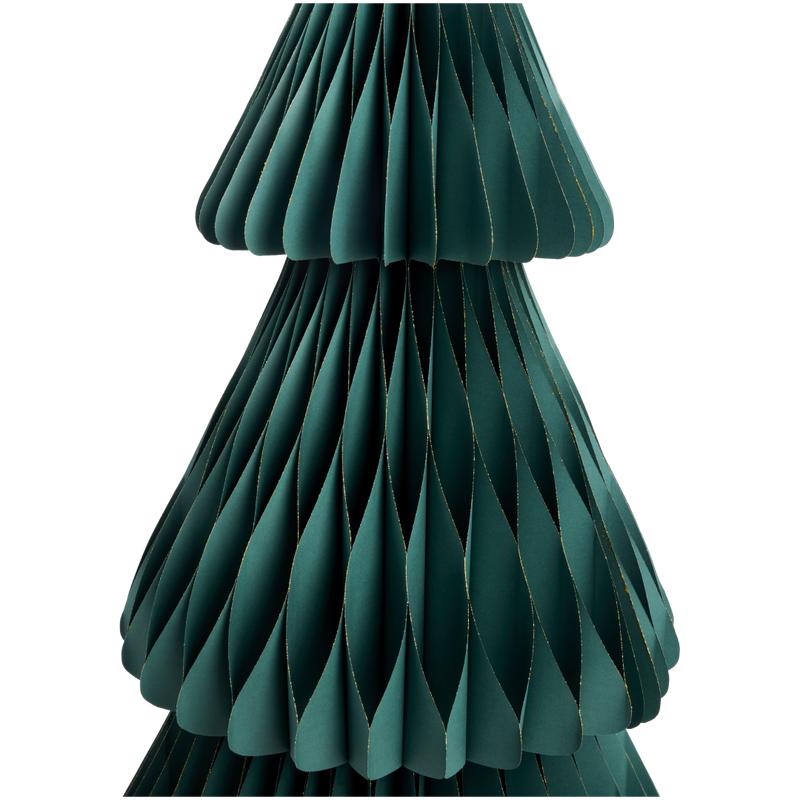 Papieren kerstboom XL - groen - 6