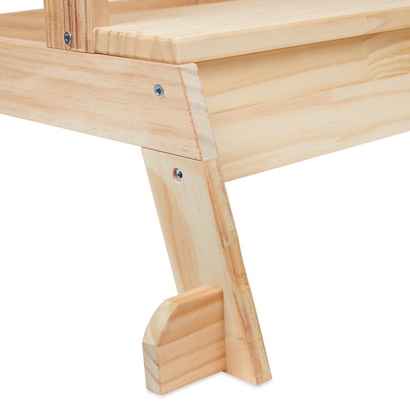 Houten leertoren / keukenhulp - bruin - 7
