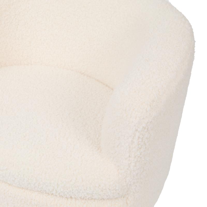 Kinderstoel Bouclé - wit - 6