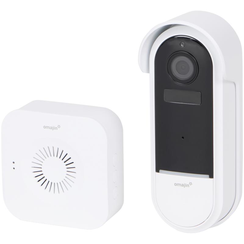 Omajin draadloze videodeurbel - wit - 2