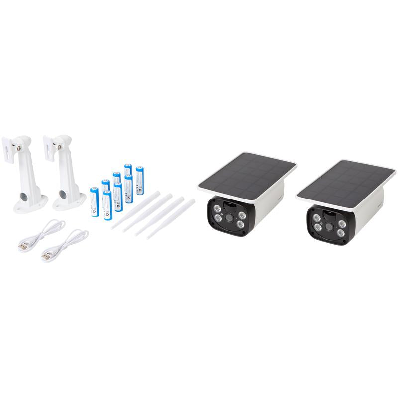 Omajin solar beveiligingscamera's - set van 2 - 4