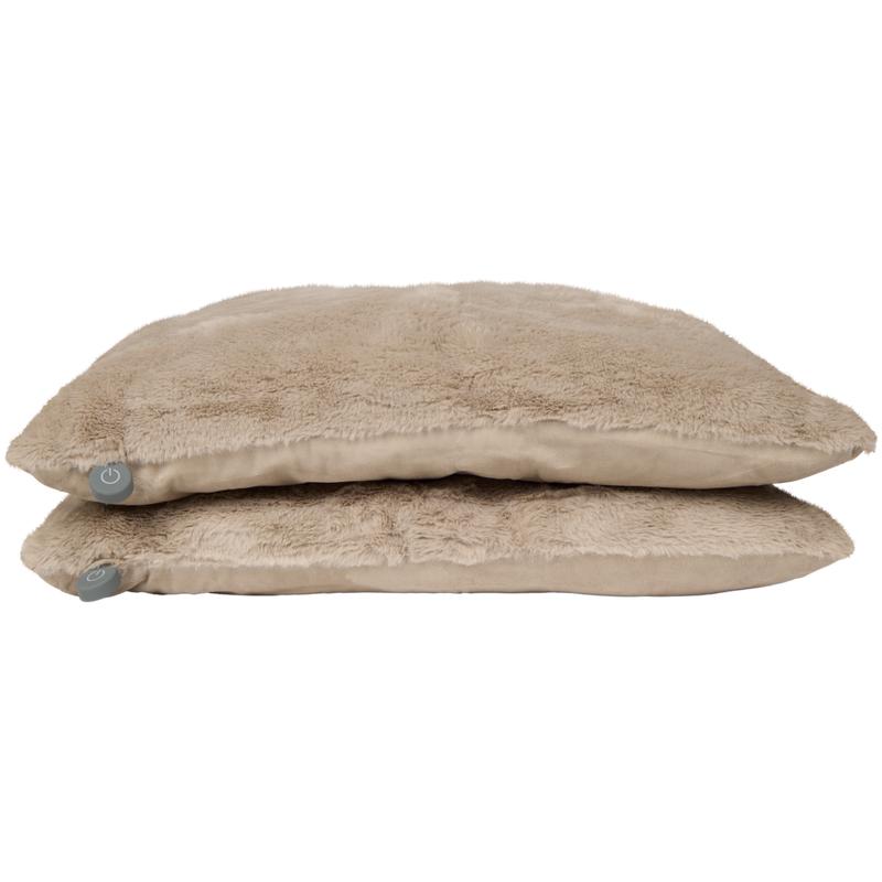 Warmtekussens set van 2 - taupe - 8