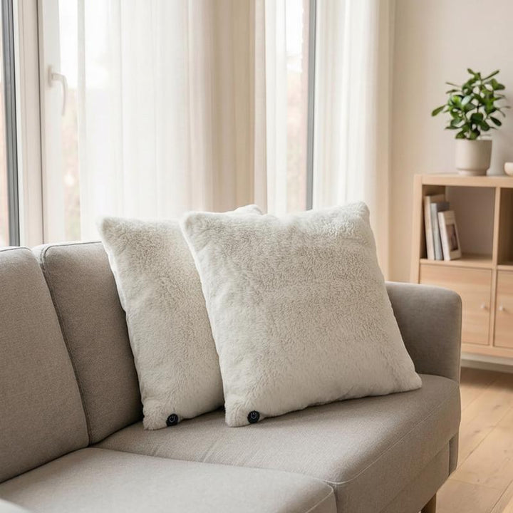 Warmtekussens set van 2 - lichtgrijs - 1