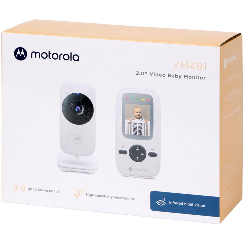 Motorola babyfoon met camera - wit - 8