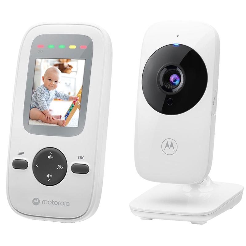 Motorola babyfoon met camera - wit - 1