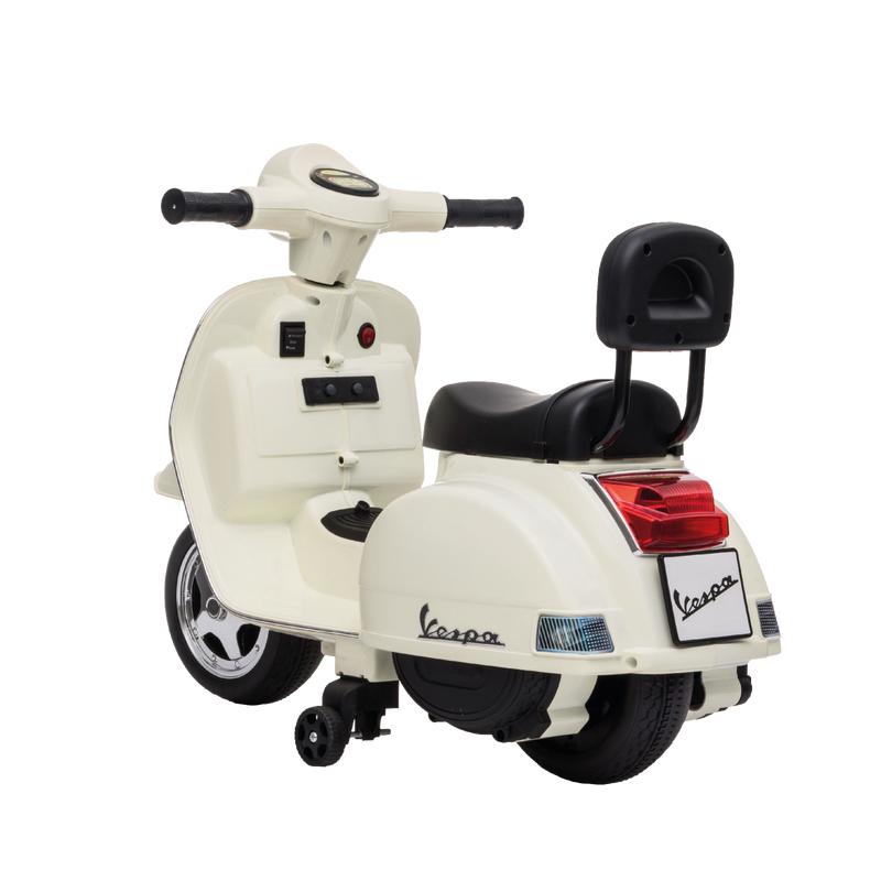 Vespa kinderscooter - crème-wit - 4