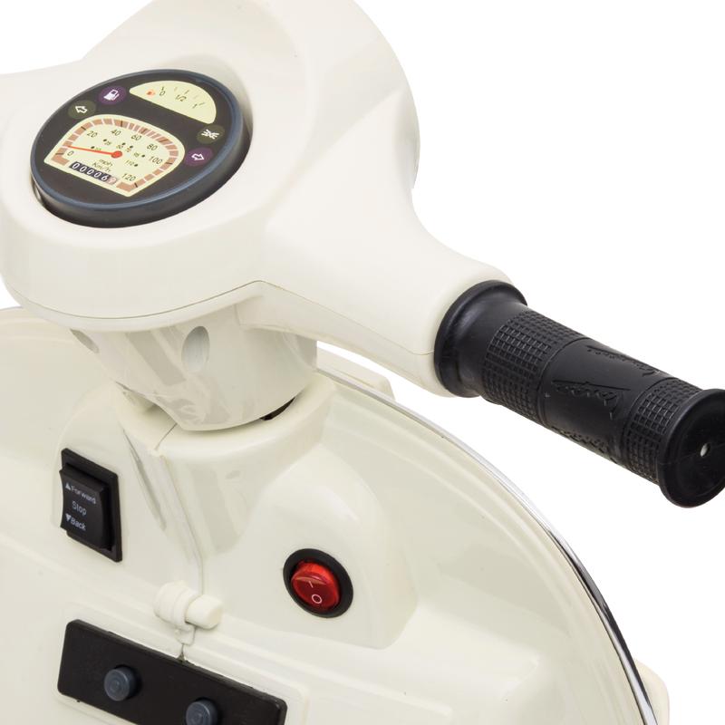 Vespa kinderscooter - crème-wit - 6