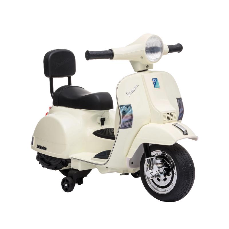 Vespa kinderscooter - crème-wit - 2