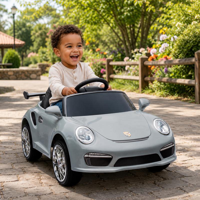 Elektrische kinderauto RUF CTR 3 S505 - grijs - 1