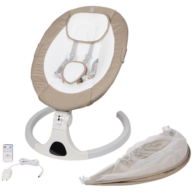 Elektrische babyschommel - taupe - 7