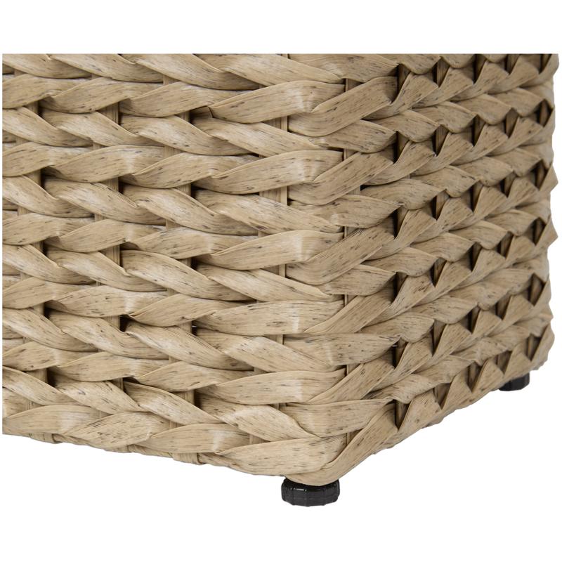 Rattan plantenbak 3-in-1 - lichtbruin - 9