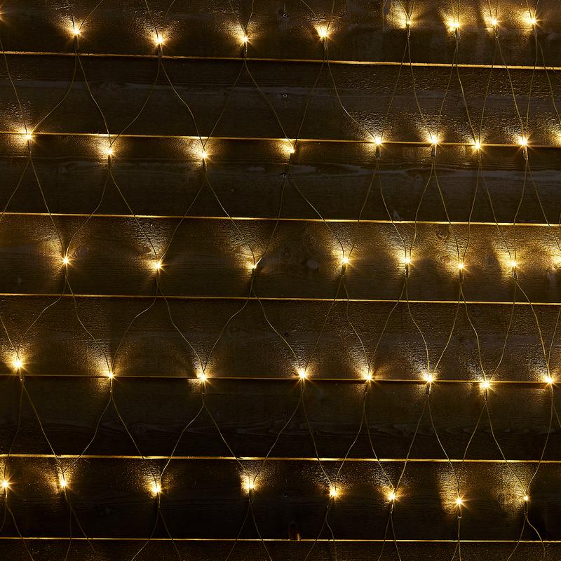 Kerstverlichting met flikkerlicht - netverlichting 4 x 2 meter - 3