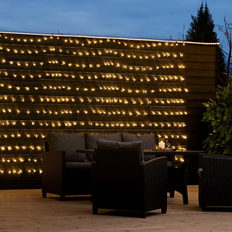 Kerstverlichting met flikkerlicht - netverlichting 4 x 2 meter - 5