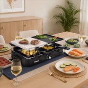 Tristar raclette- en gourmetset met steengrill - 1