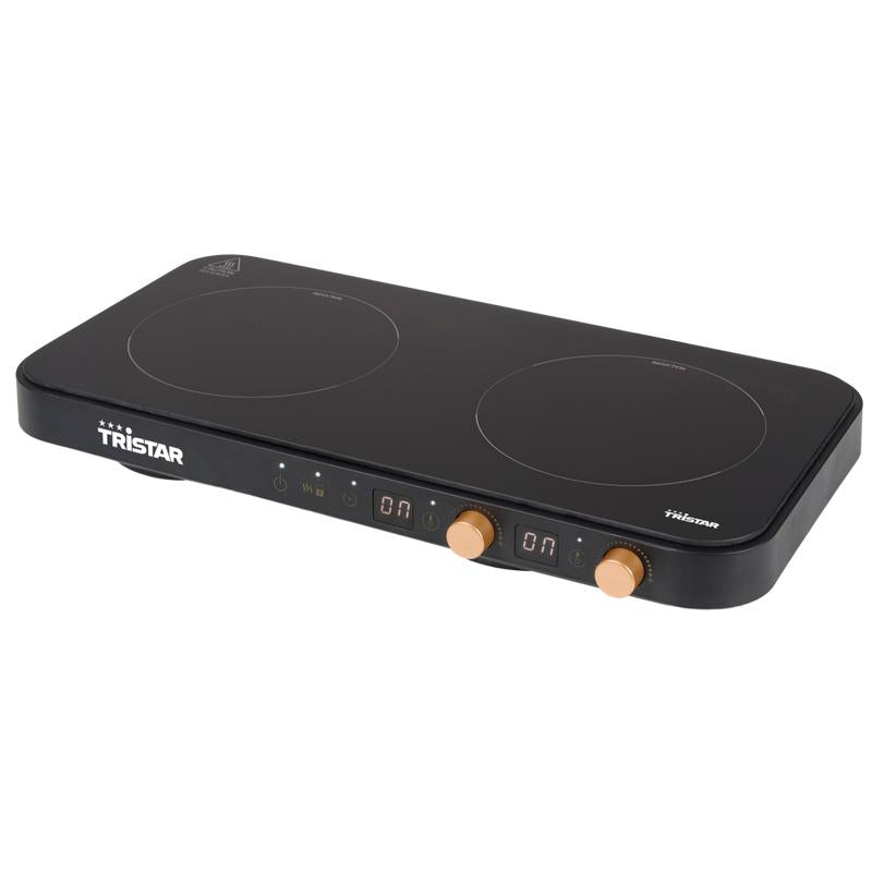 Tristar dubbele inductiekookplaat met grillplaat - 5