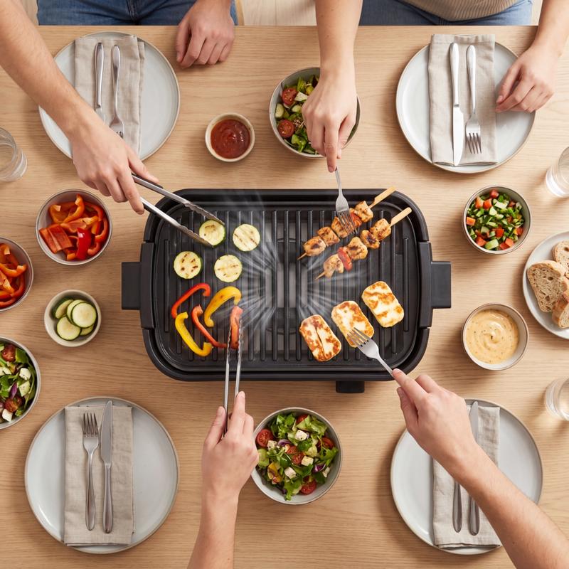 Tristar elektrische tafelgrill met afzuiging - 3