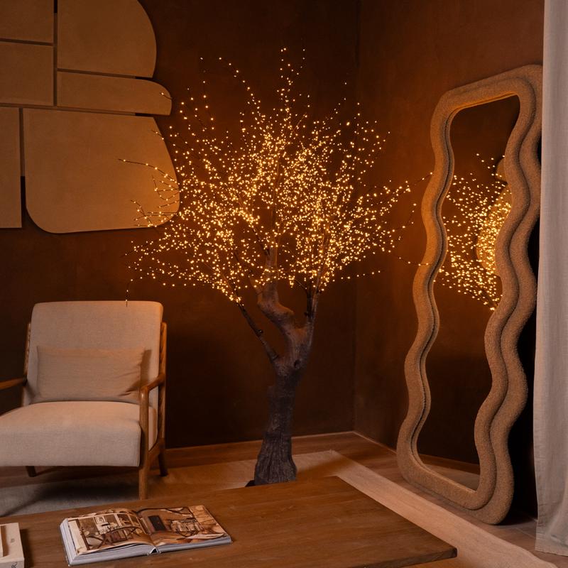 Lichtboom met goudkleurige ledlampjes - 7