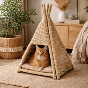 Kattenmand tipi met kussen - 1