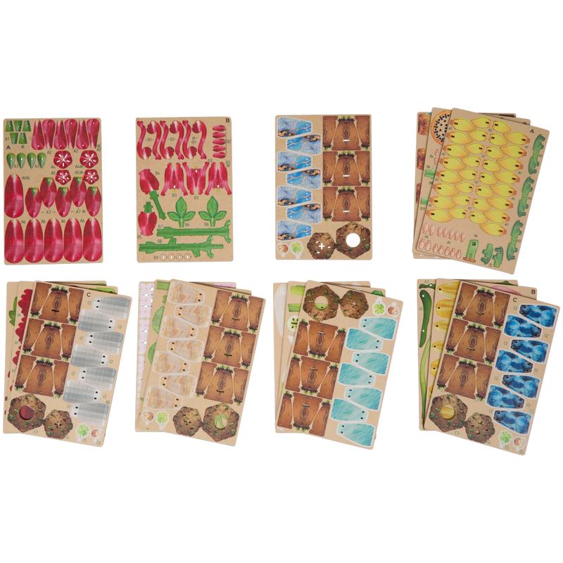 Houten 3D bloemenpuzzelset - 4