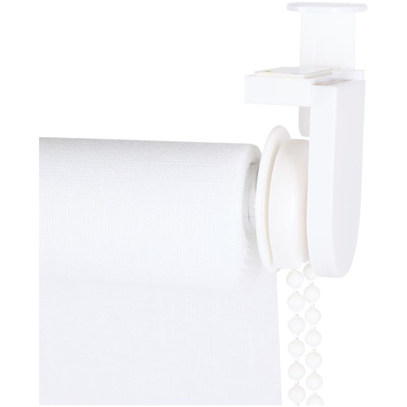 Lichtdoorlatend rolgordijn – 80 x 160 cm - wit - 5