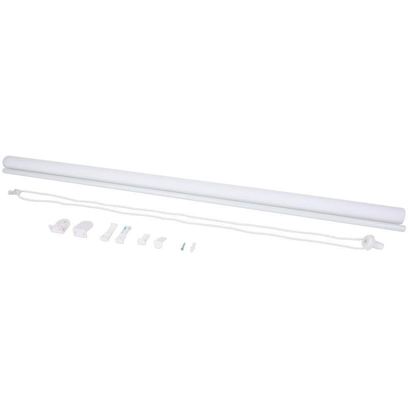 Lichtdoorlatend rolgordijn – 120 x 160 cm - wit - 6