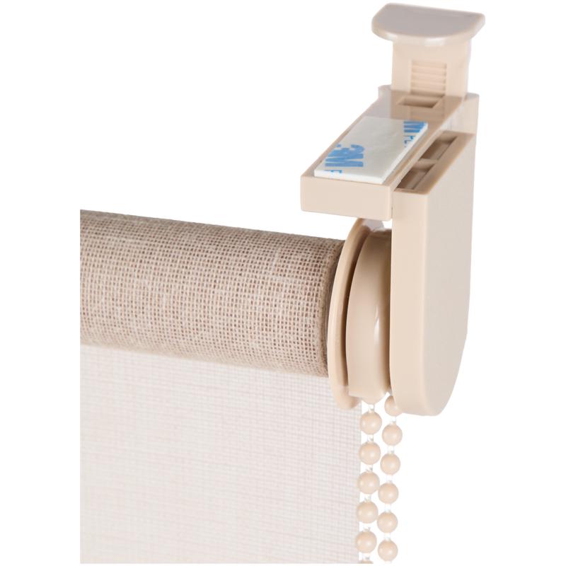 Lichtdoorlatend rolgordijn – 80 x 160 cm - taupe - 5