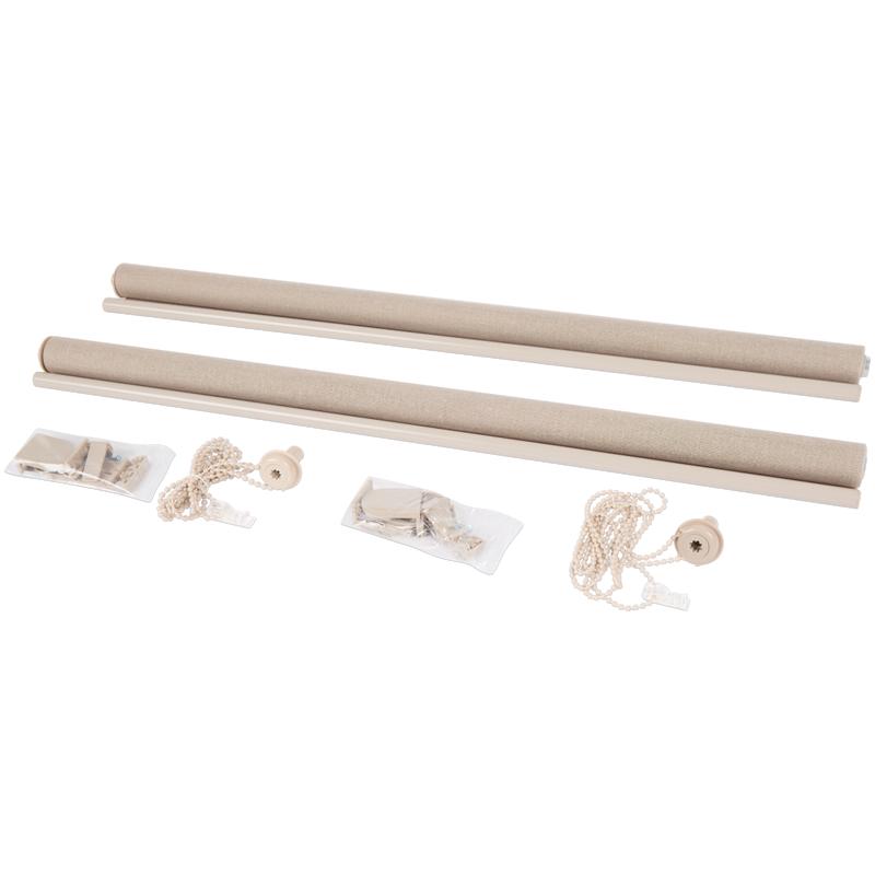 Lichtdoorlatend rolgordijn – 80 x 160 cm - taupe - 6