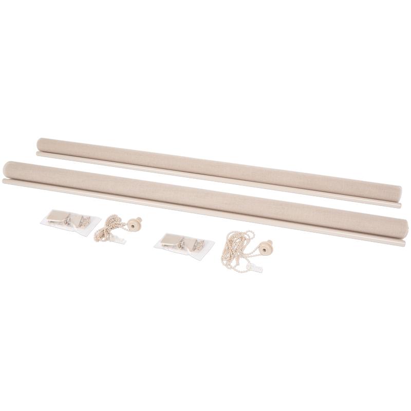 Lichtdoorlatend rolgordijn – 120 x 160 cm - taupe - 7