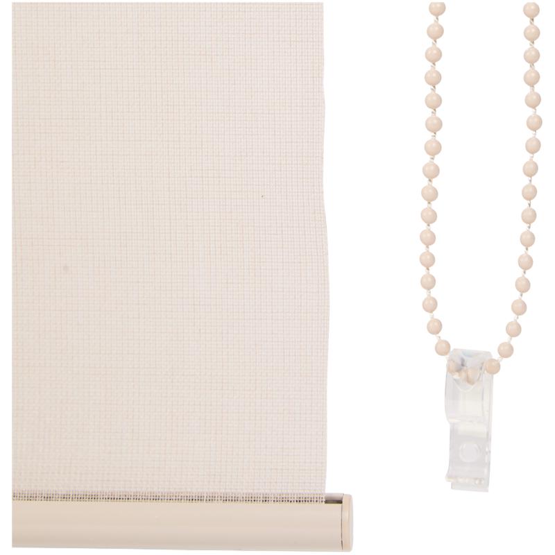 Lichtdoorlatend rolgordijn – 120 x 160 cm - taupe - 3