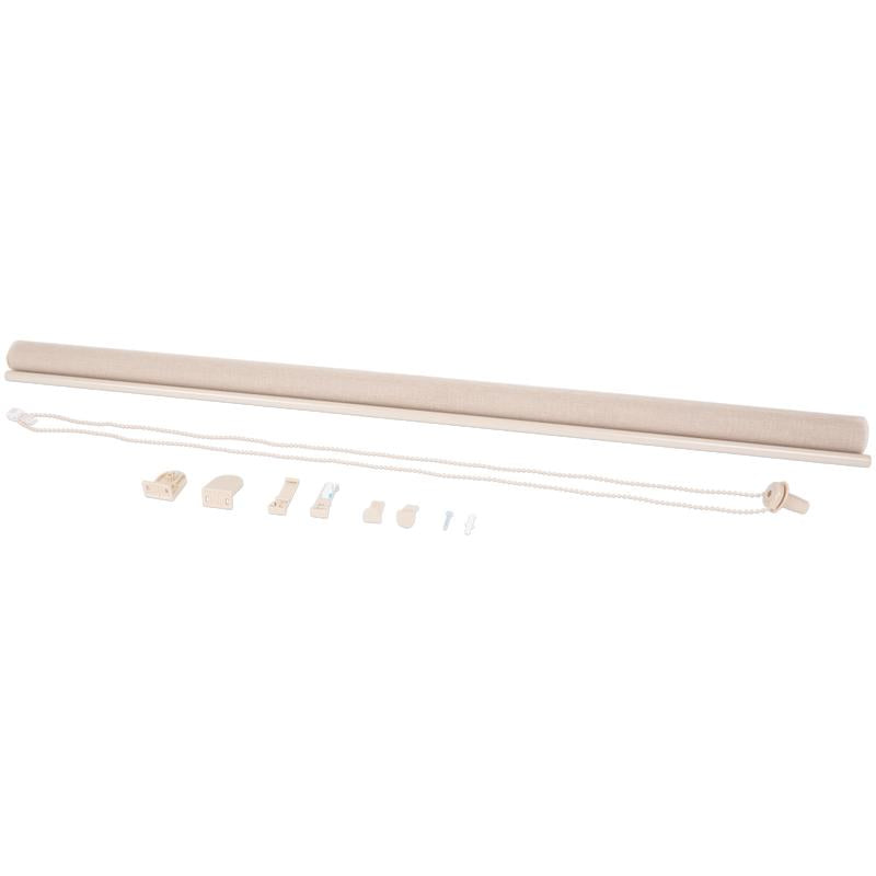 Lichtdoorlatend rolgordijn – 120 x 160 cm - taupe - 6