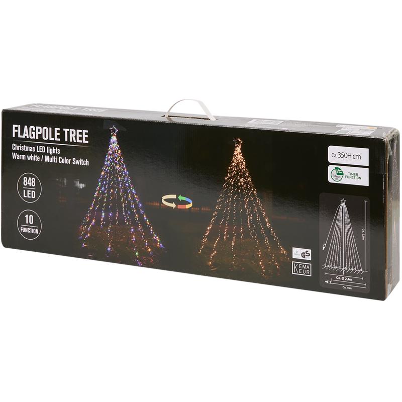 XXL Led-kerstboom voor buiten - 11