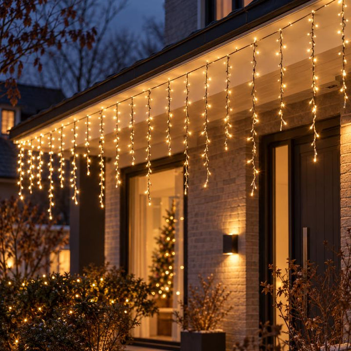 Kerstverlichting ijspegels - twinkelend - 1