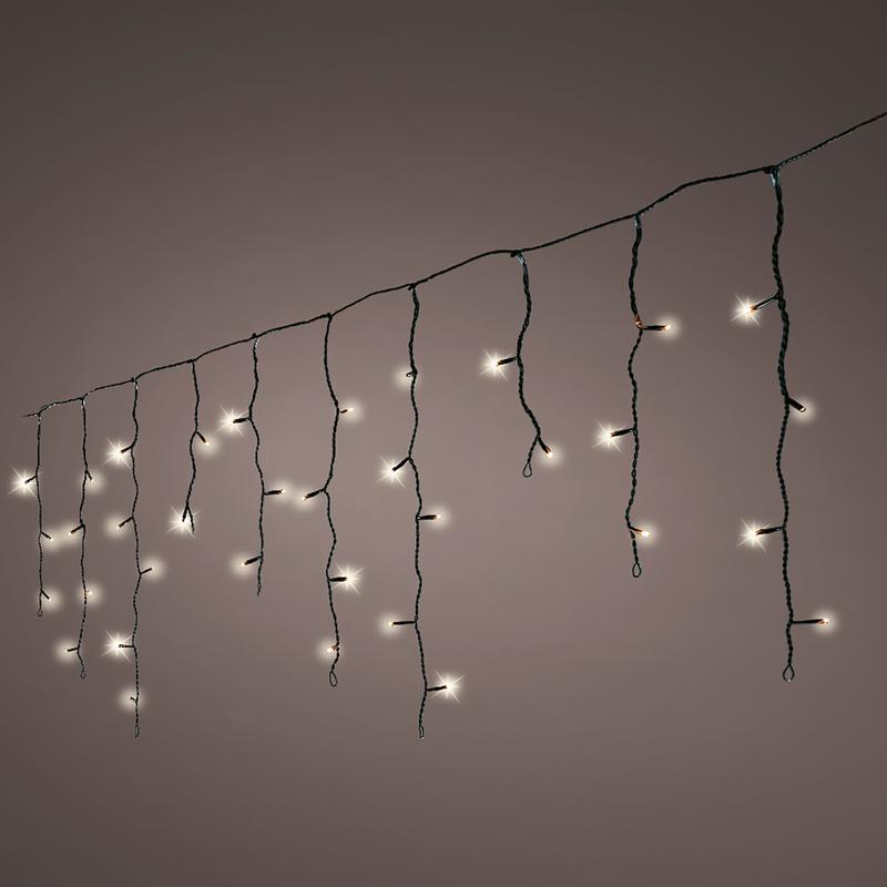 Kerstverlichting ijspegels - twinkelend - 8