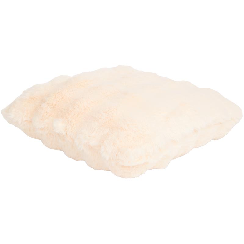 Pom Pom Fur plaid met kussens - crème-wit - 5