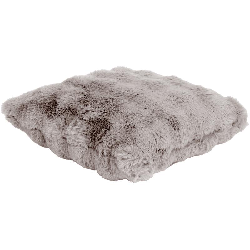 Pom Pom Fur plaid met kussens - taupe - 7