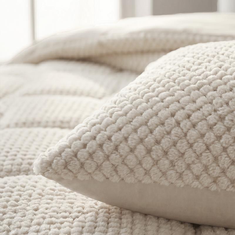 Lazy all-in-one dekbed Teddy fur - beige - 6