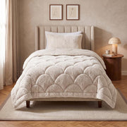 Lazy all-in-one dekbed Teddy fur - beige - 1