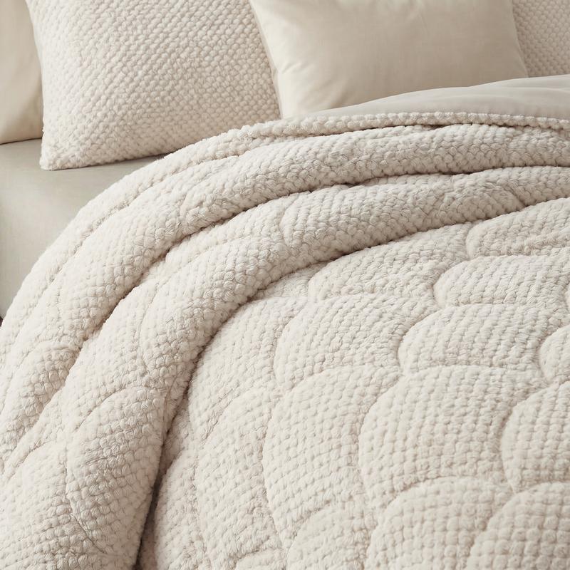 Lazy all-in-one dekbed Teddy fur - beige - 5