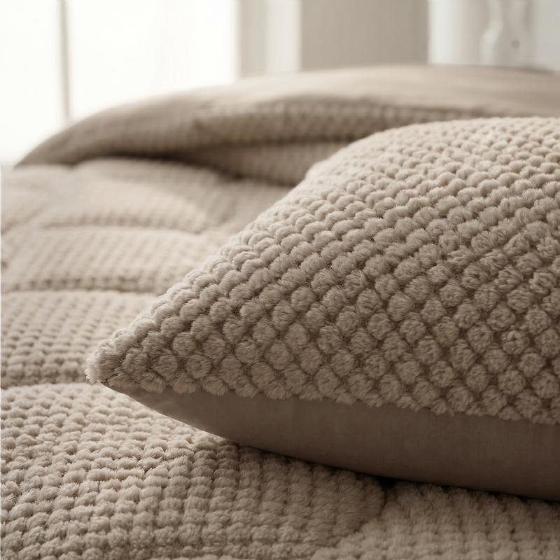 Lazy all-in-one dekbed Teddy fur - taupe - 4