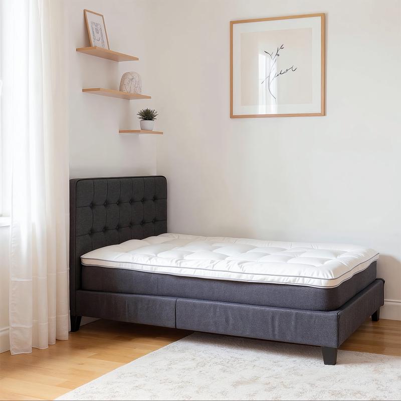 Premium percal katoen topper - wit - 9