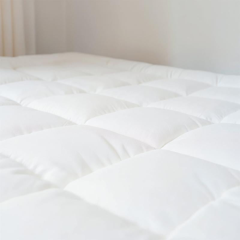 Premium percal katoen topper - wit - 5