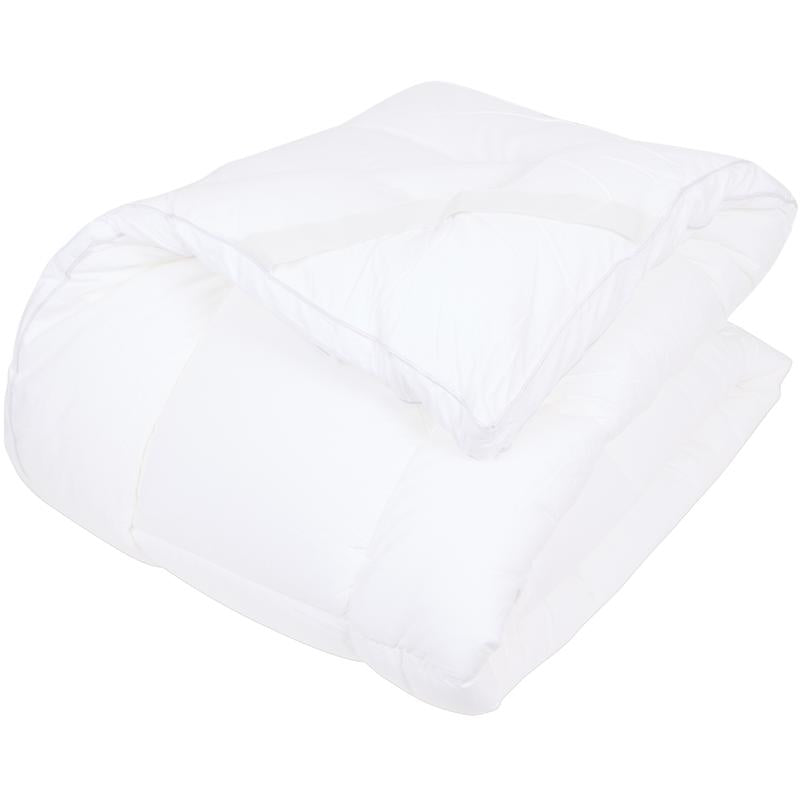 Premium percal katoen topper - wit - 10
