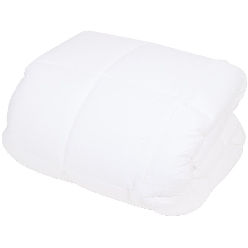 Premium percal katoen topper - wit - 2