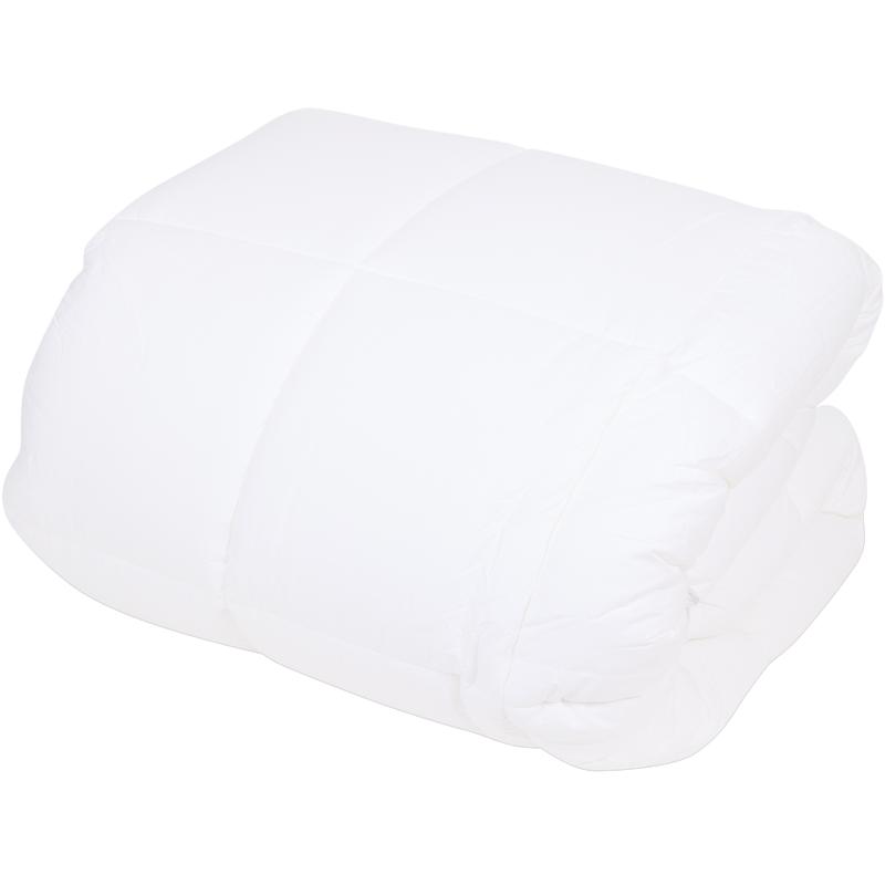 Premium percal katoen topper - wit - 2