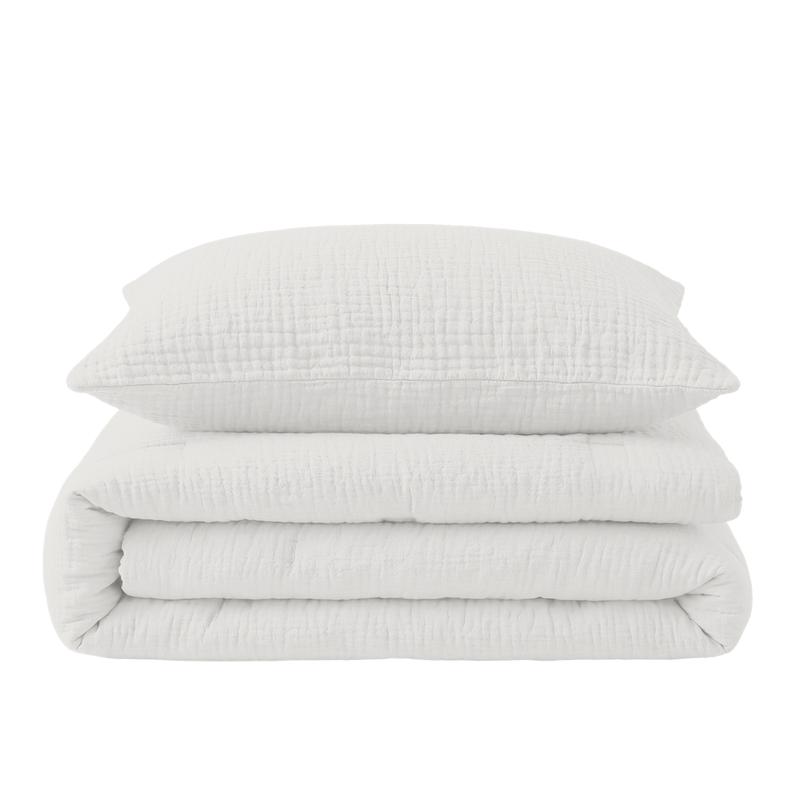 Lazy all-in-one dekbed Mousseline - crème-wit - 3