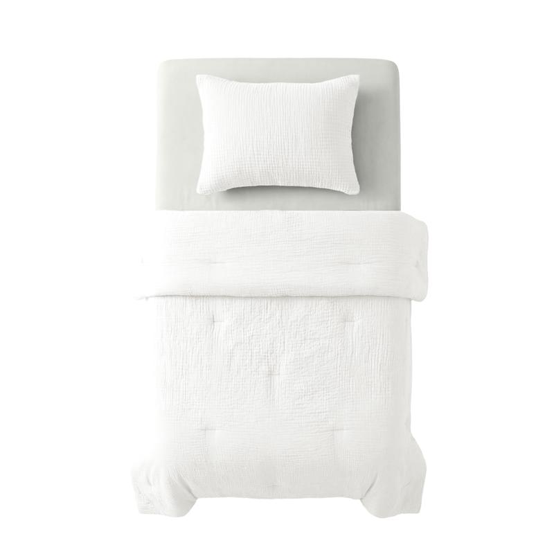 Lazy all-in-one dekbed Mousseline - crème-wit - 2